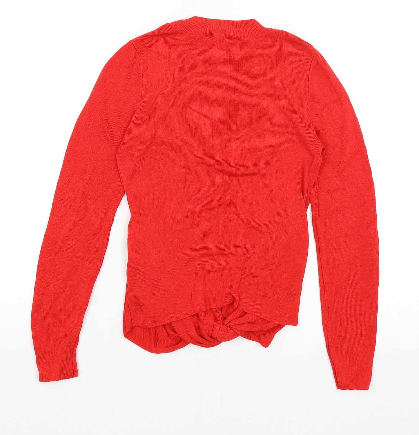 Topshop Womens Red   Basic T-Shirt Size S