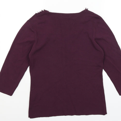 Sky Womens Purple   Basic T-Shirt Size 12