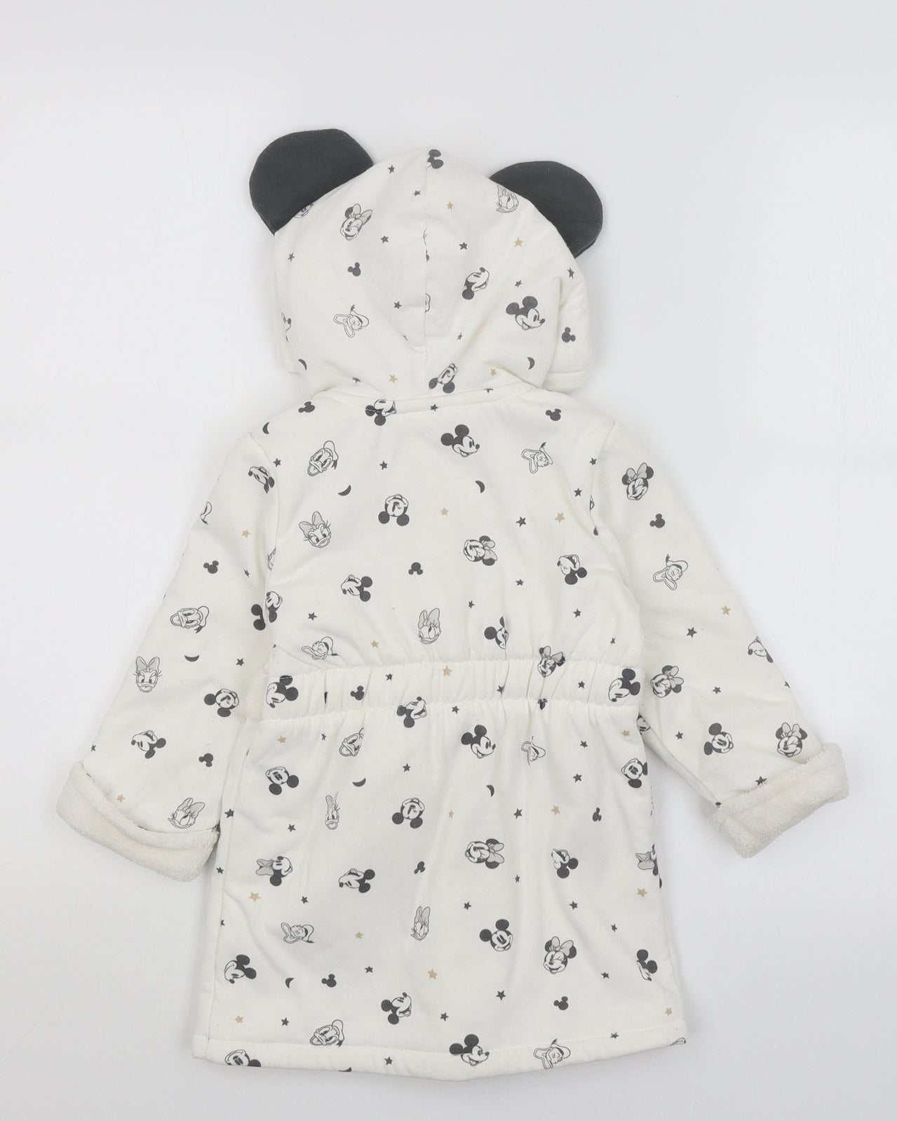 Disney Baby Baby White Solid  Kimono Gown Size 12-18 Months  - Mickey Mouse