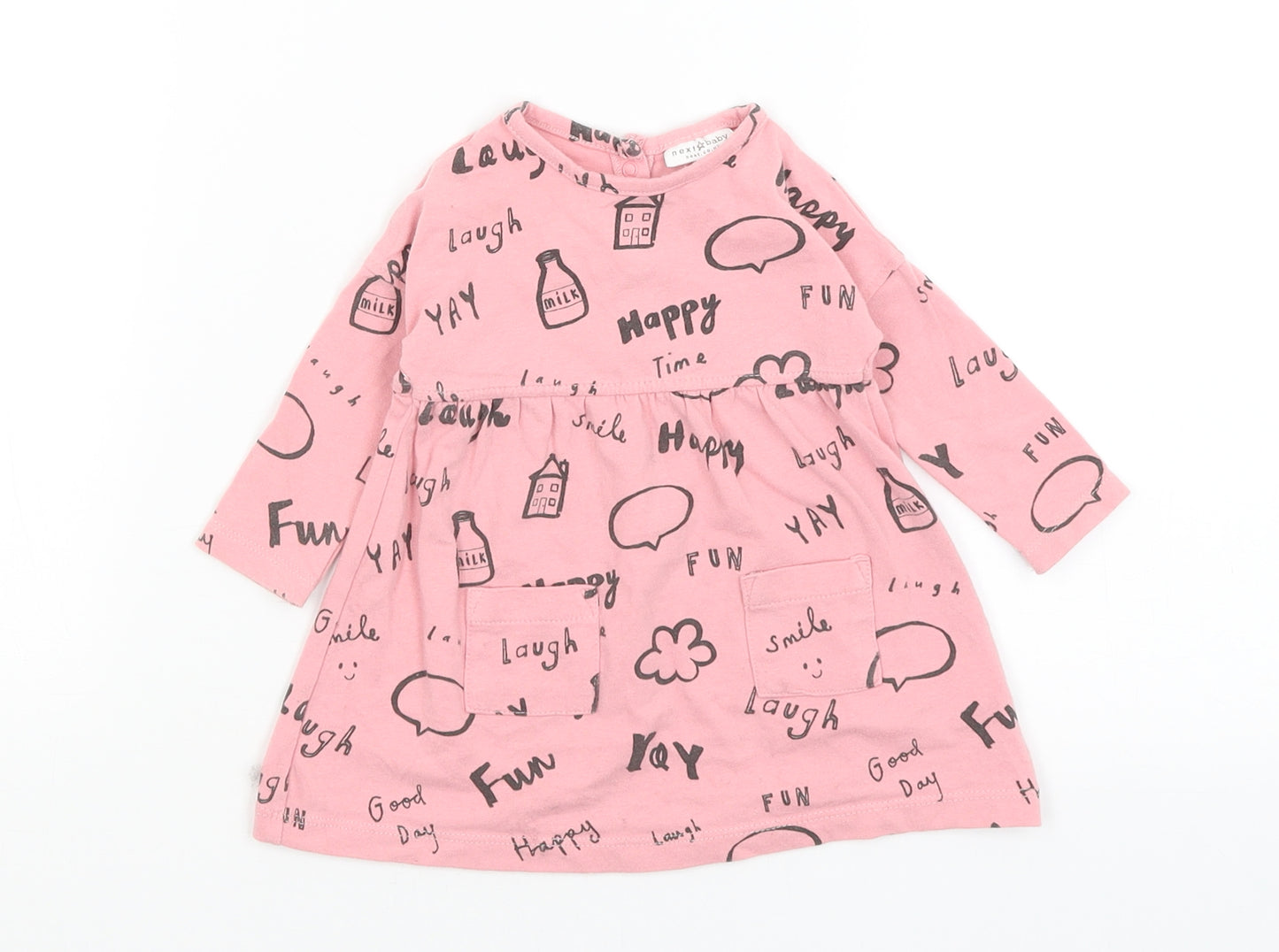 NEXT Baby Pink   Fit & Flare  Size 0-3 Months