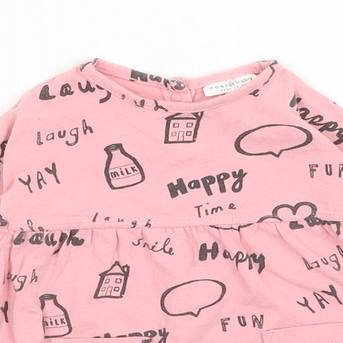 NEXT Baby Pink   Fit & Flare  Size 0-3 Months