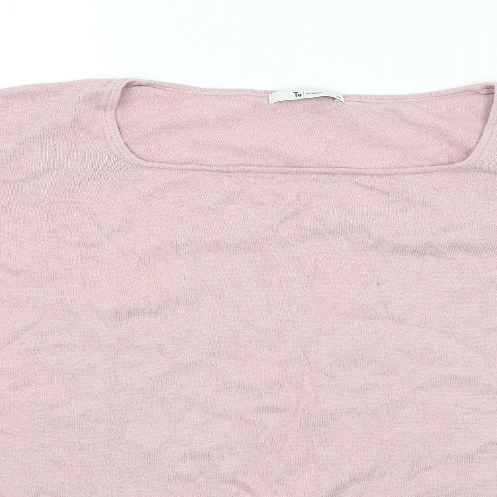 TU Womens Pink   Basic T-Shirt Size 24