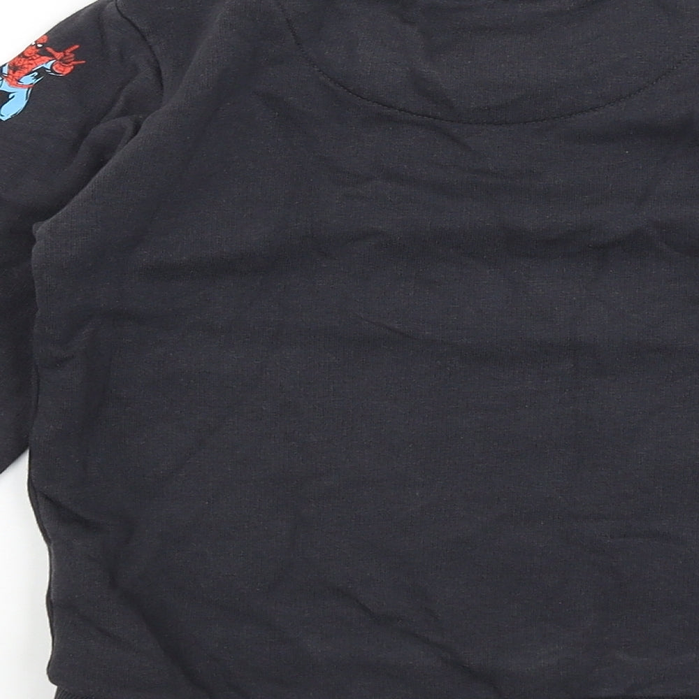 M&S Boys Grey   Pullover Jumper Size 5-6 Years  - Marvel Comics