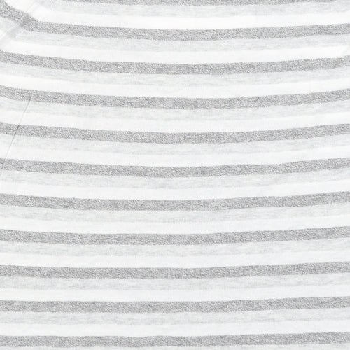 Gap Womens Grey Striped  Pullover Jumper Size M