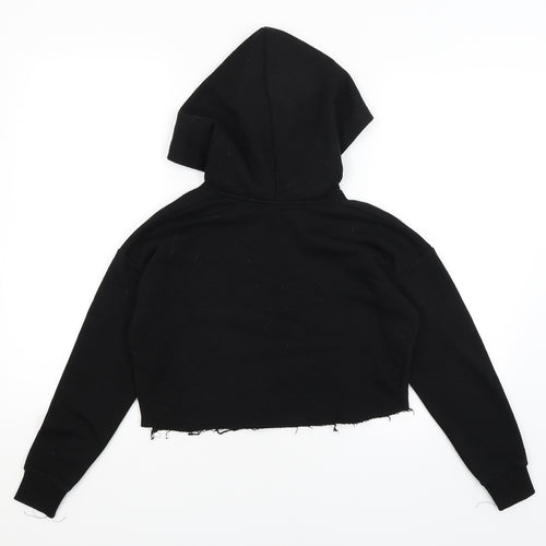 New Look Girls Black   Pullover Hoodie Size 10-11 Years  - Chicago