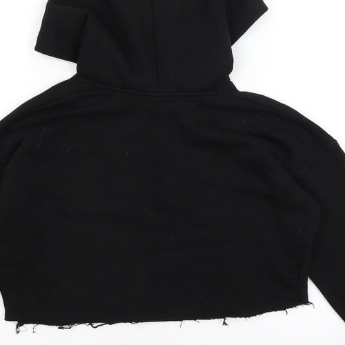 New Look Girls Black   Pullover Hoodie Size 10-11 Years  - Chicago