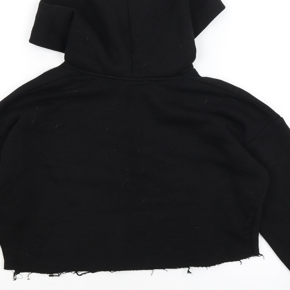 New Look Girls Black   Pullover Hoodie Size 10-11 Years  - Chicago