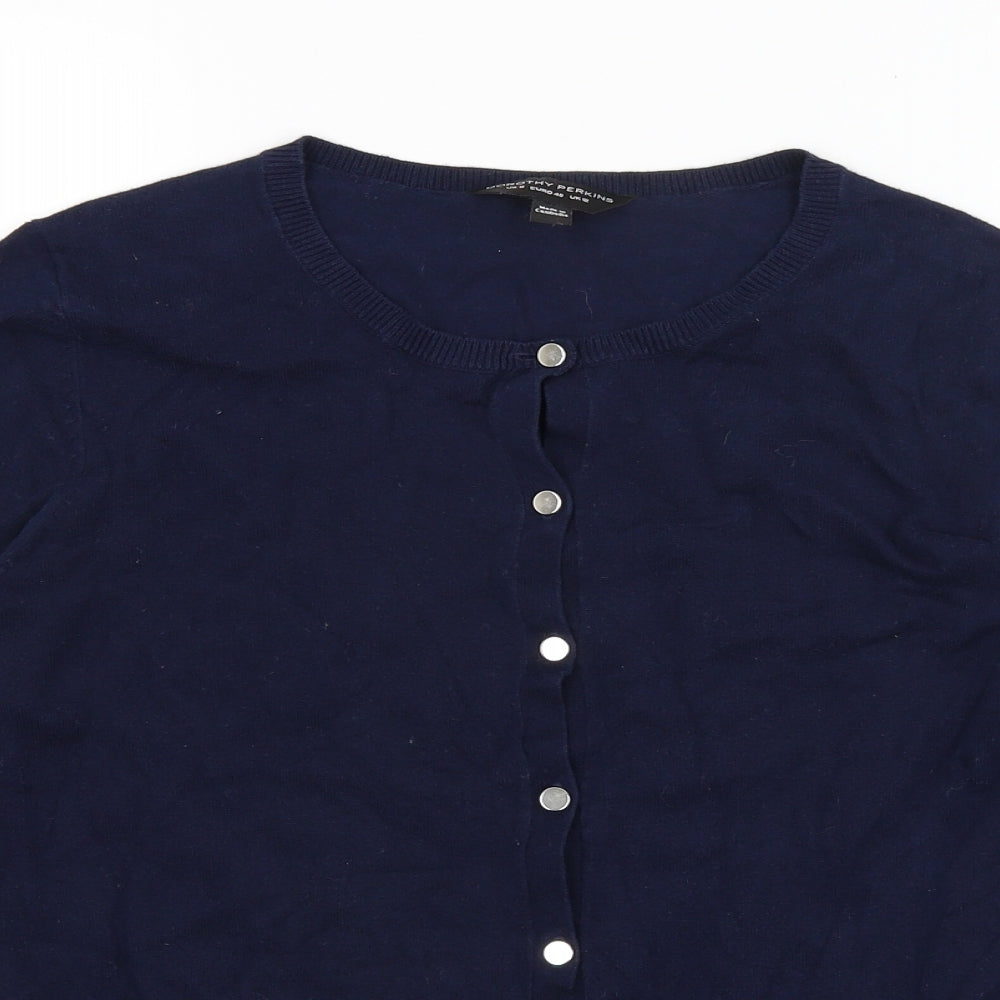 Dorothy Perkins Womens Blue   Cardigan Jumper Size 12