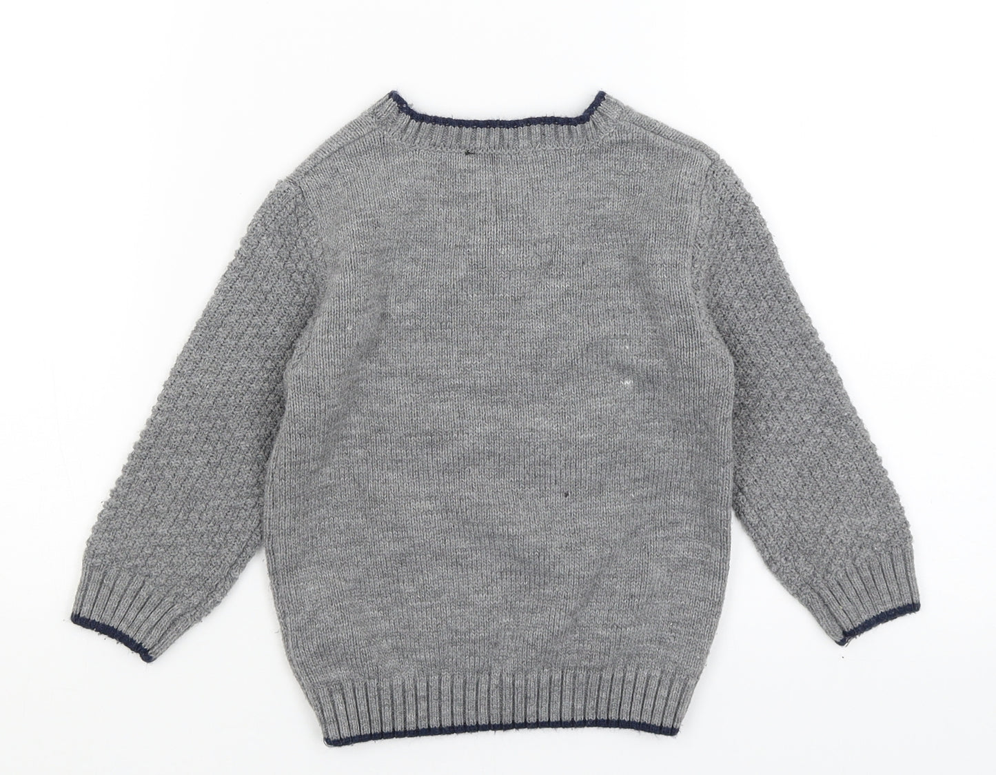 George Boys Grey   Pullover Jumper Size 2-3 Years  - Polar Bear