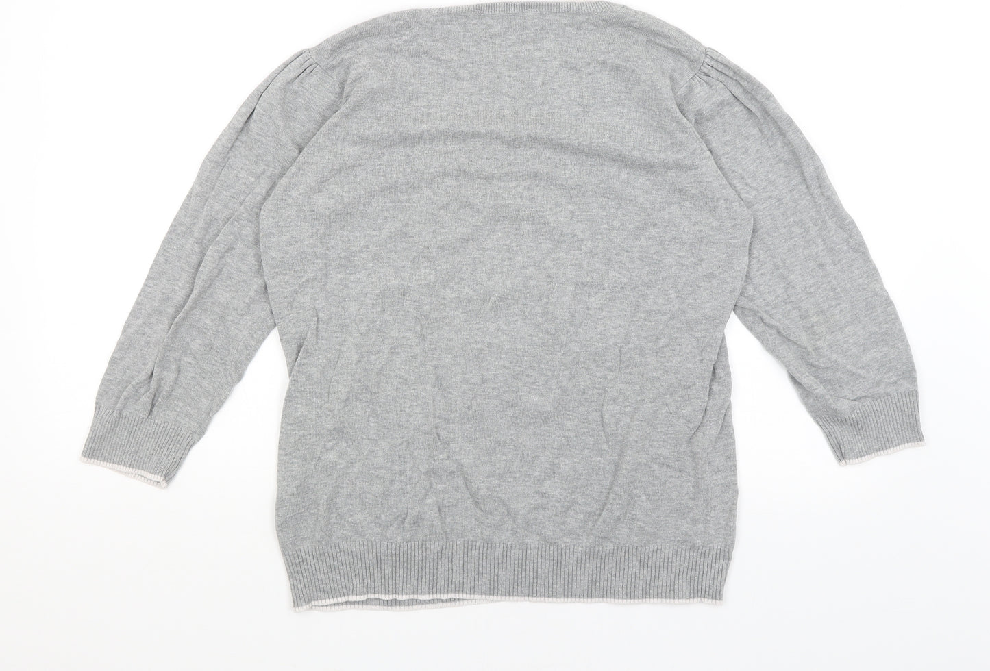 Dorothy Perkins Womens Grey   Pullover Jumper Size 16  - Penguin