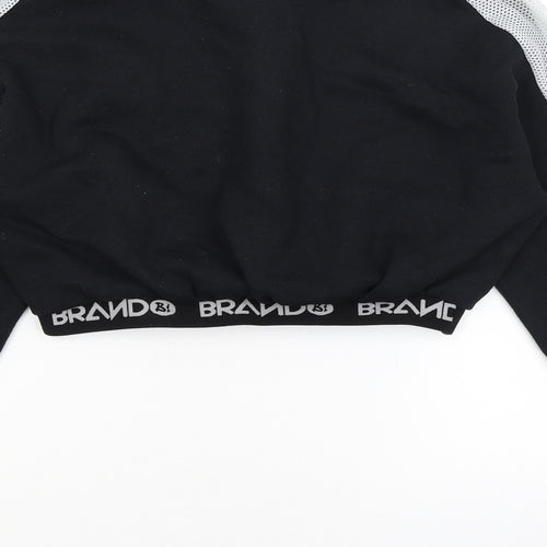 Gildan Womens Black   Pullover Jumper Size S