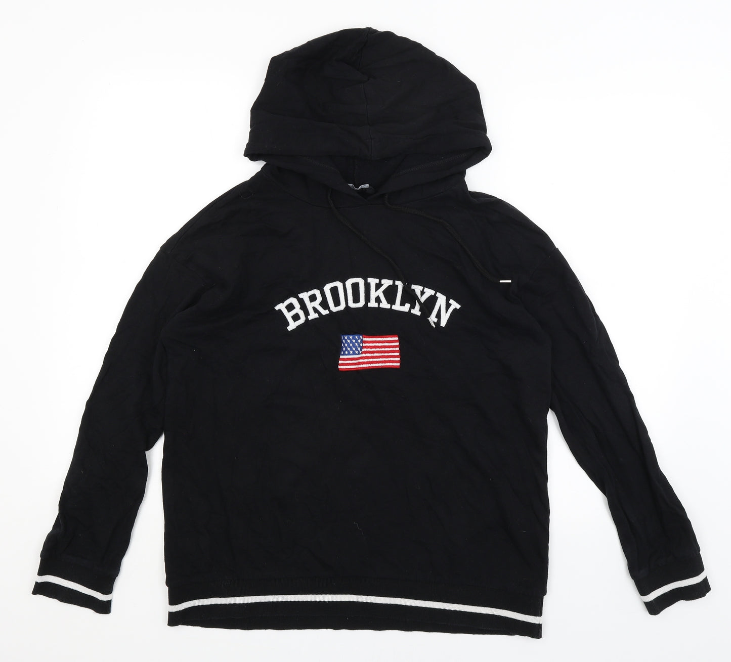 Select Womens Black   Pullover Hoodie Size 12