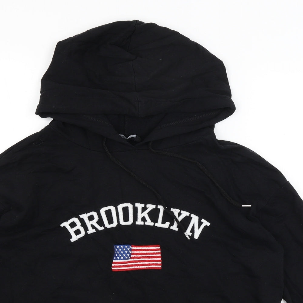 Select Womens Black   Pullover Hoodie Size 12