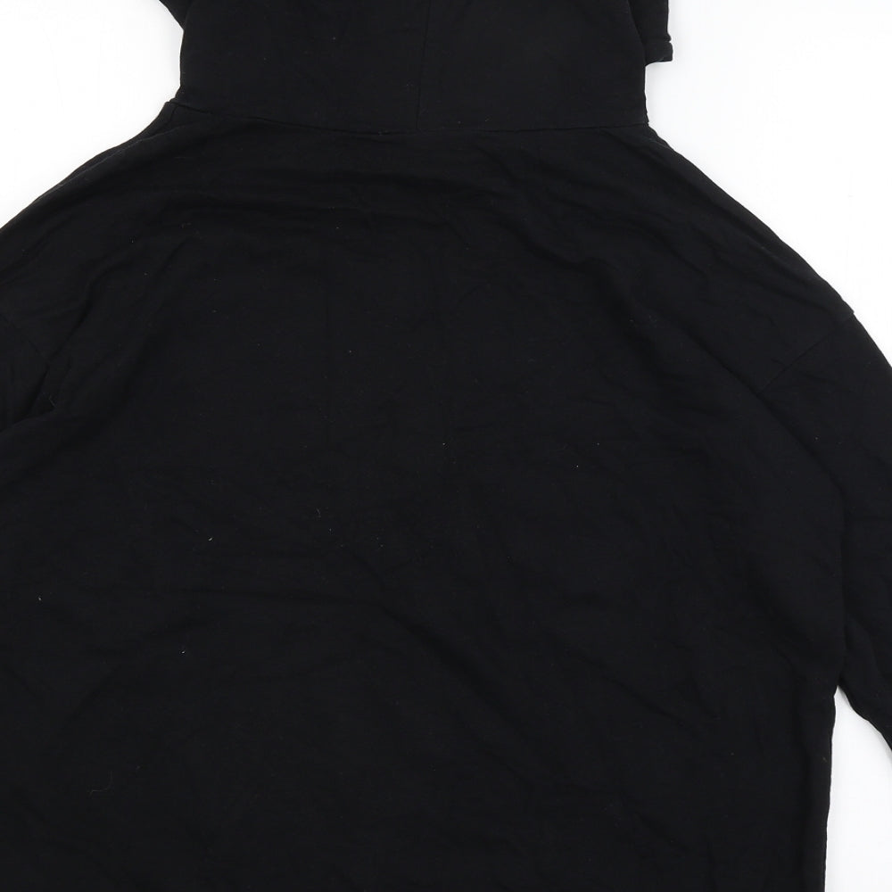 Select Womens Black   Pullover Hoodie Size 12