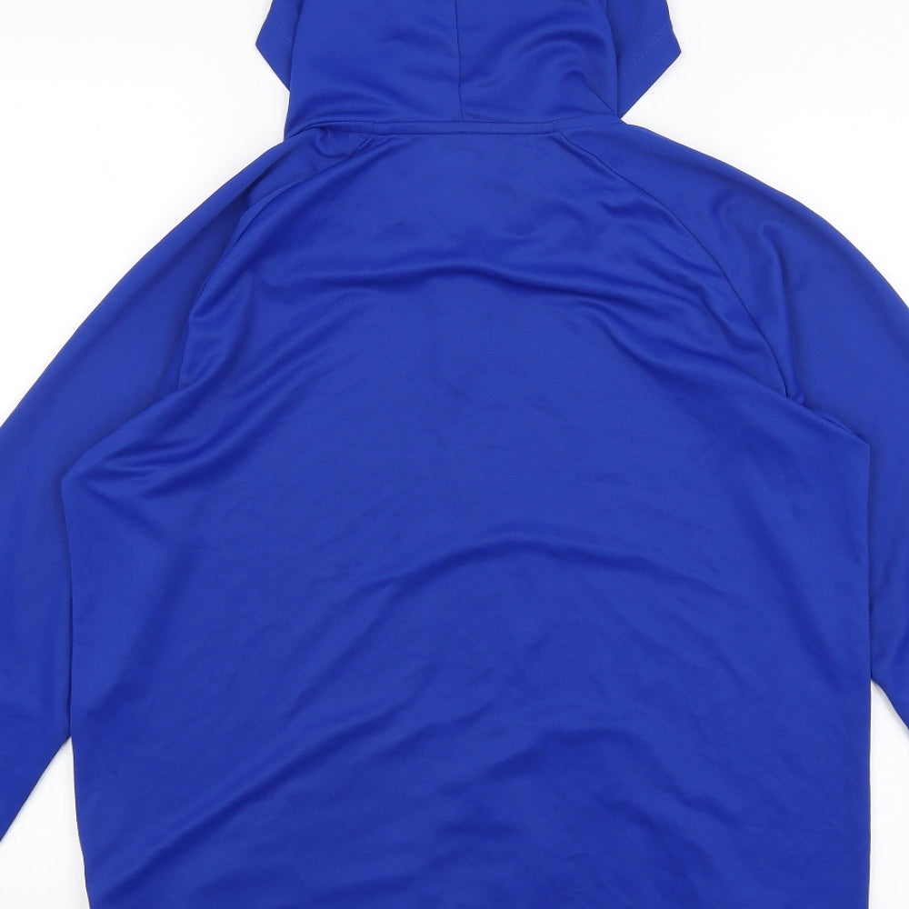 Uni Qlo Mens Blue   Full Zip Hoodie Size M