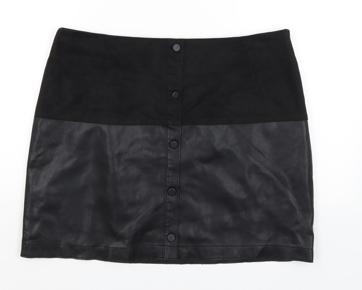 River Island Womens Black   A-Line Skirt Size 16
