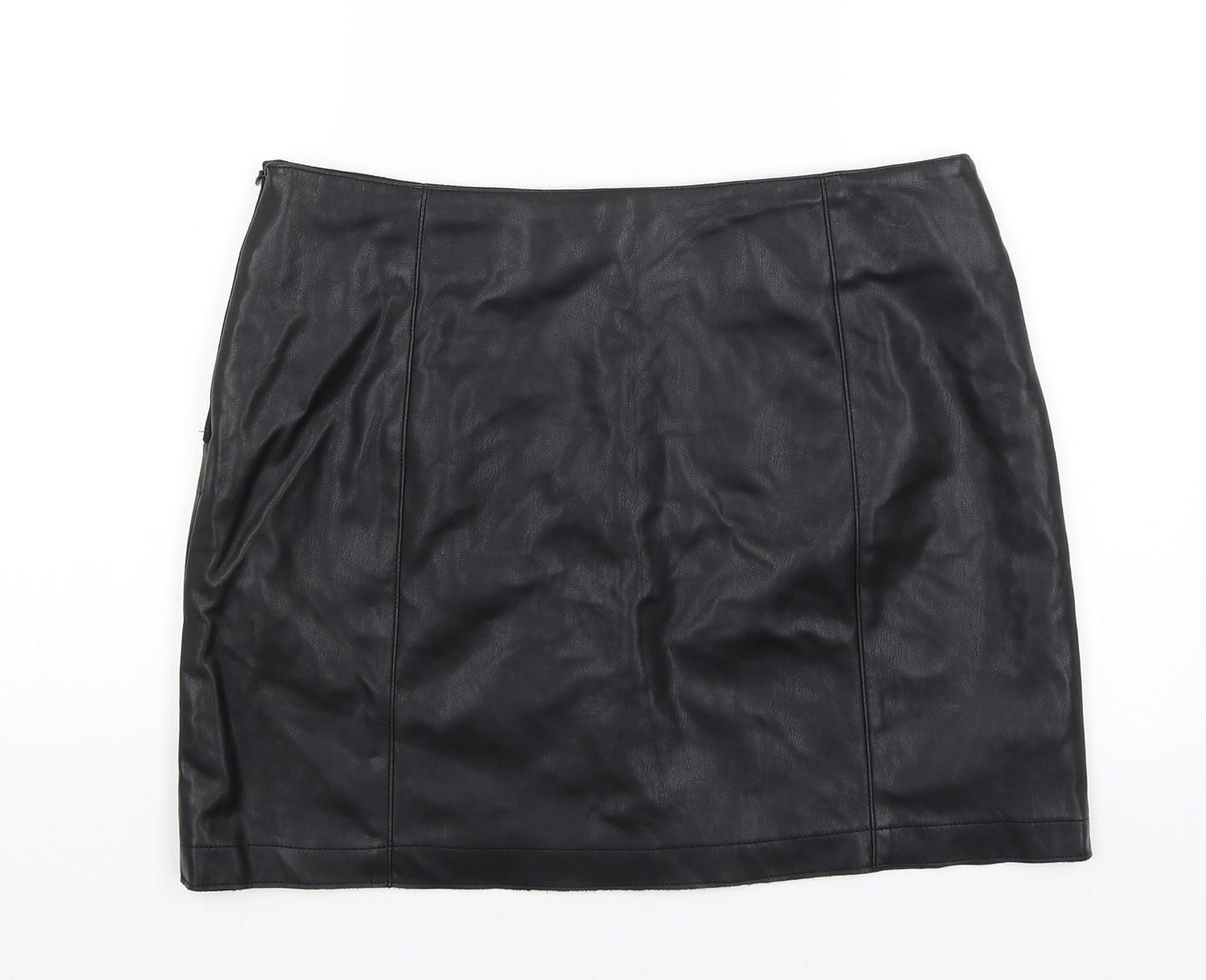 River Island Womens Black   A-Line Skirt Size 16