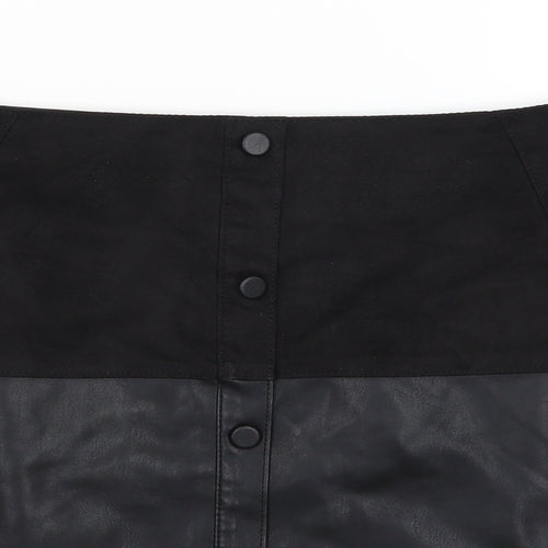 River Island Womens Black   A-Line Skirt Size 16