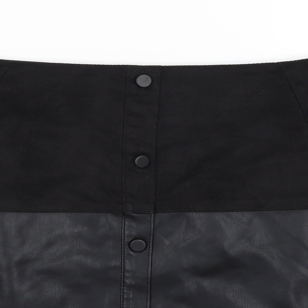 River Island Womens Black   A-Line Skirt Size 16