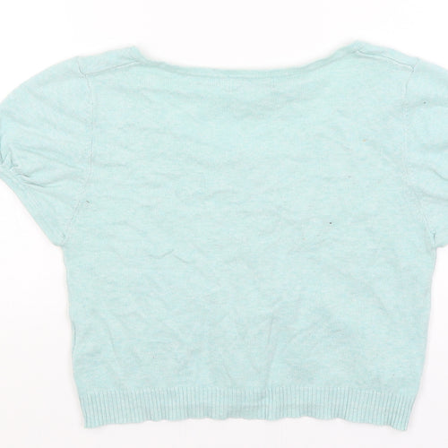 Papaya Womens Blue   Cardigan Jumper Size 10