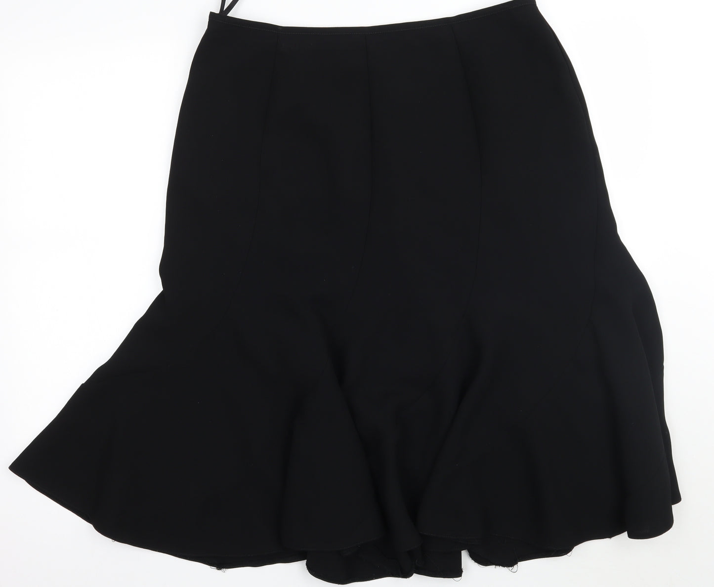 M&Co Womens Black   A-Line Skirt Size 16