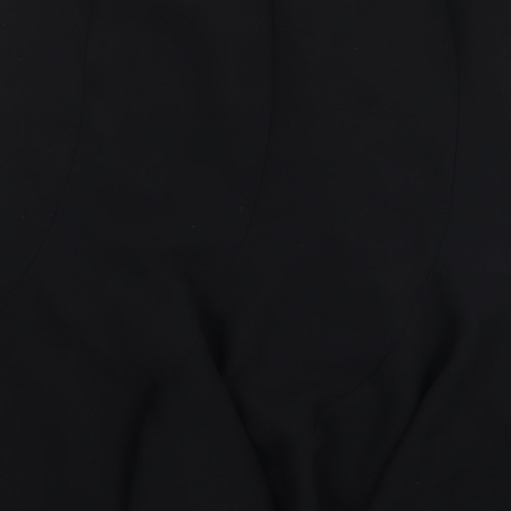M&Co Womens Black   A-Line Skirt Size 16