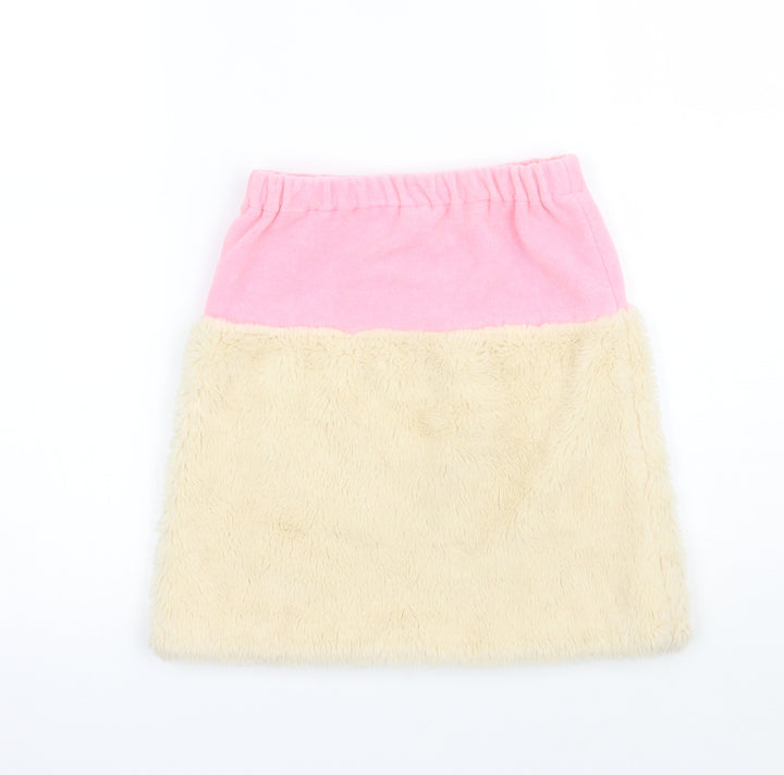 A li babi Girls Pink   A-Line Skirt Size 6 Years