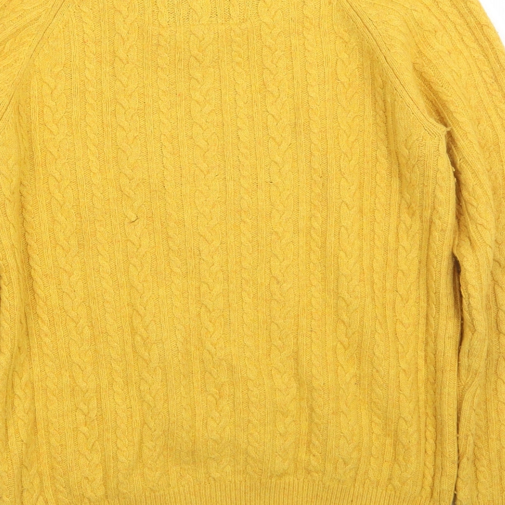 Jack Wills Womens Yellow   Pullover Jumper Size 14