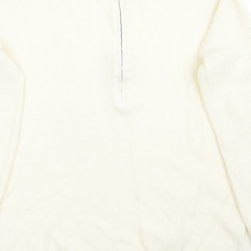 Peacocks Womens White   Pullover Jumper Size M