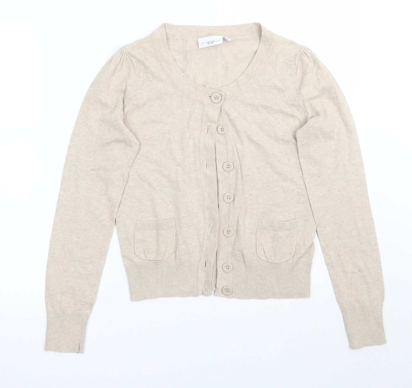 Newlook Womens Beige   Cardigan Jumper Size 10