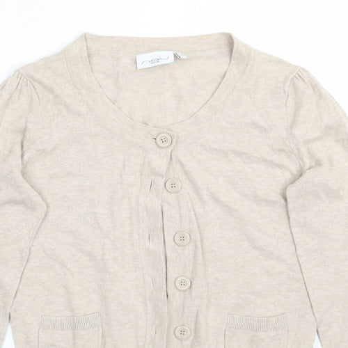 Newlook Womens Beige   Cardigan Jumper Size 10