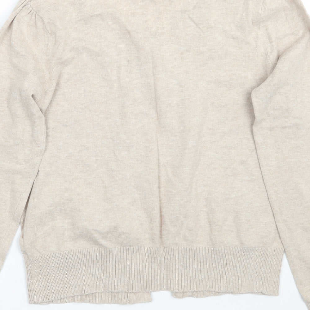 Newlook Womens Beige   Cardigan Jumper Size 10
