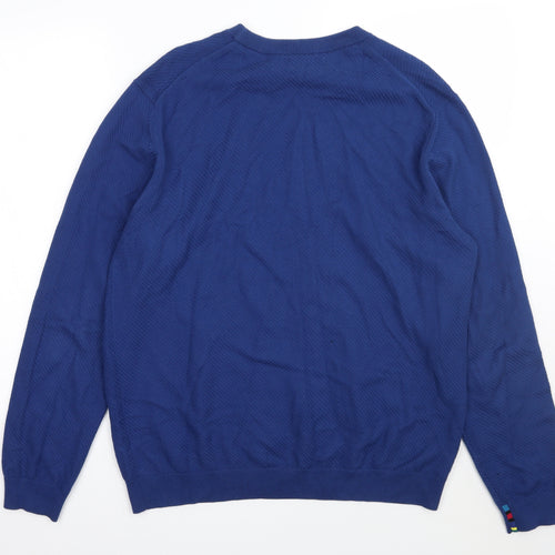 Paul Smith Mens Blue   Pullover Jumper Size L