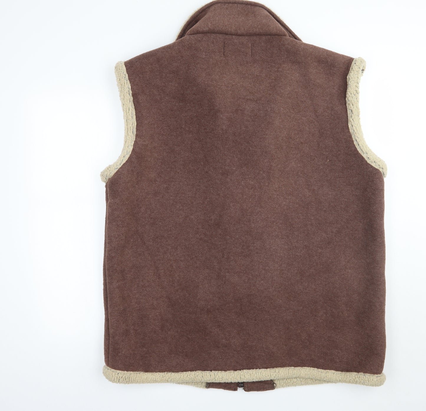 Big air Mens Brown  Rayon Gilet Coat Size XL