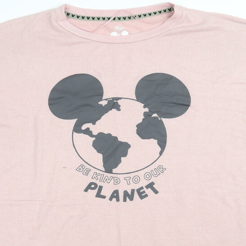 Primark Womens Pink   Basic T-Shirt Size 14  - Disney