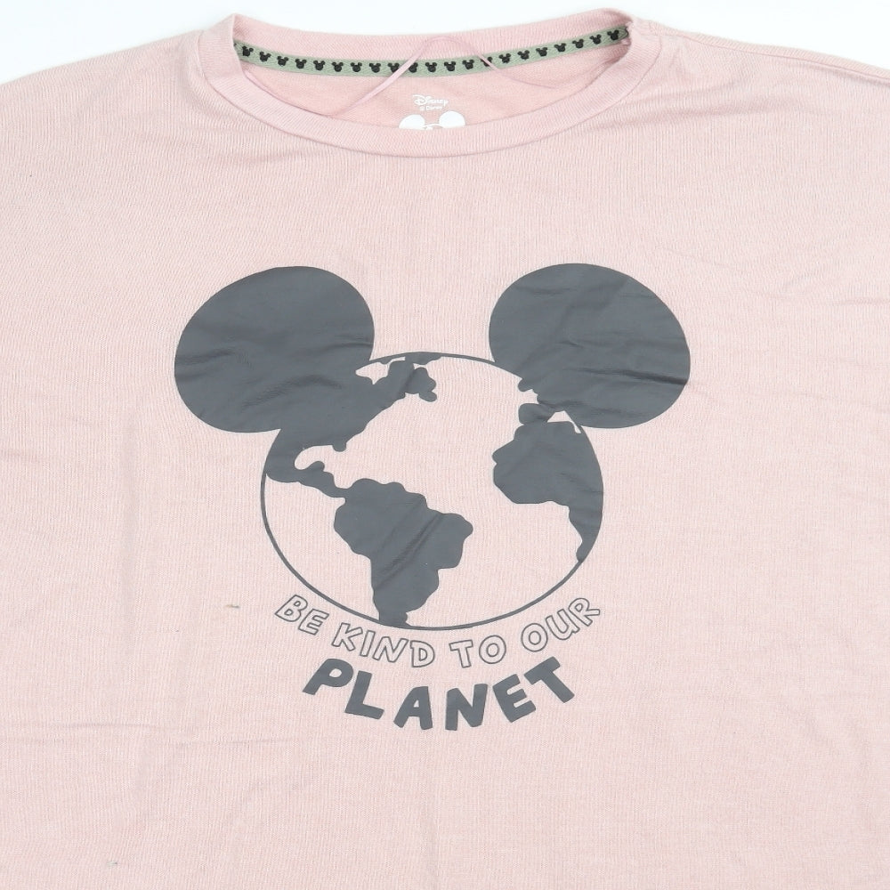 Primark Womens Pink   Basic T-Shirt Size 14  - Disney