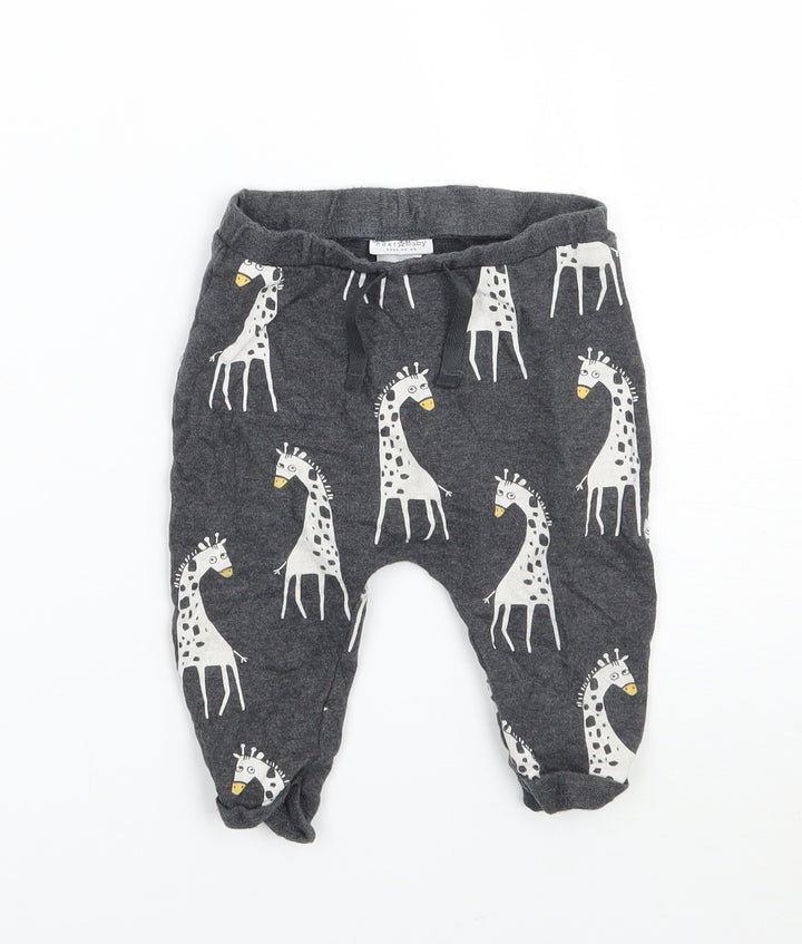 NEXT Baby Grey Sweatpants Trousers Size 3-6 Months