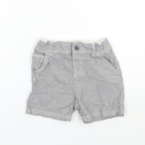 TU Baby White Striped  Cropped Leggings Size 9-12 Months