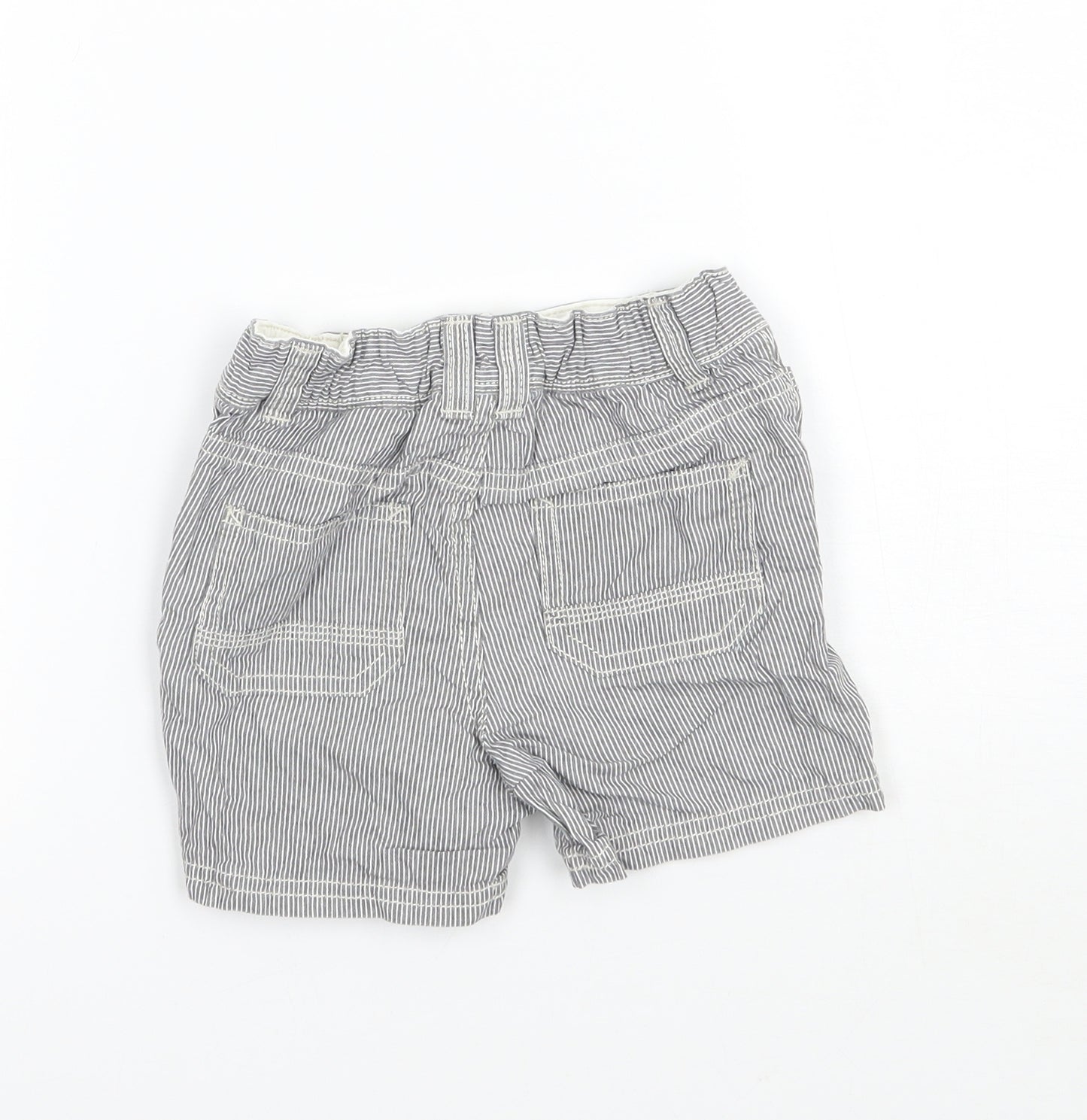 TU Baby White Striped  Cropped Leggings Size 9-12 Months