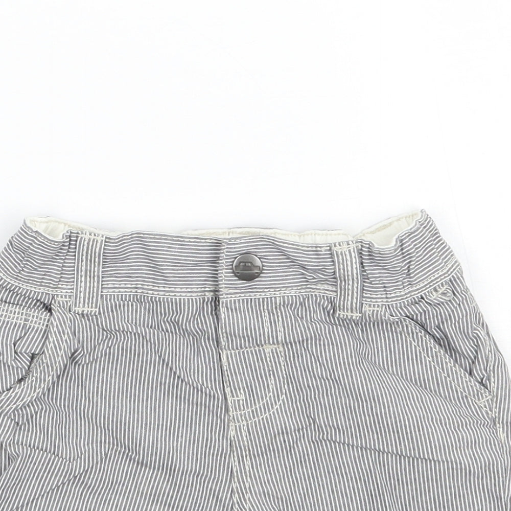 TU Baby White Striped  Cropped Leggings Size 9-12 Months