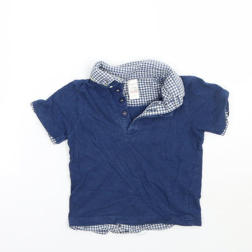 Mini Club Boys Blue   Basic T-Shirt Size 24 Months