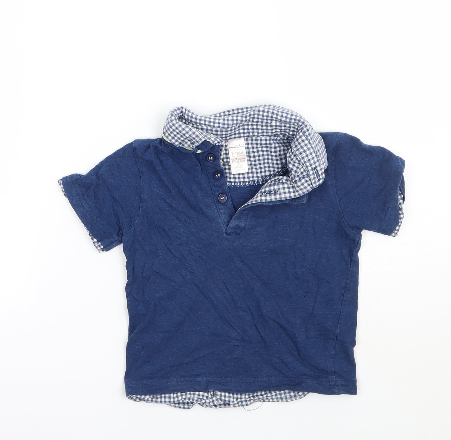 Mini Club Boys Blue   Basic T-Shirt Size 24 Months