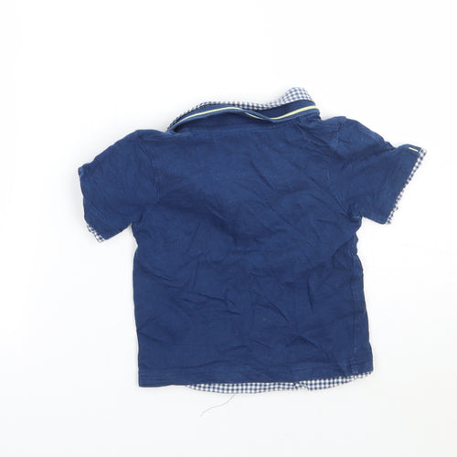 Mini Club Boys Blue   Basic T-Shirt Size 24 Months