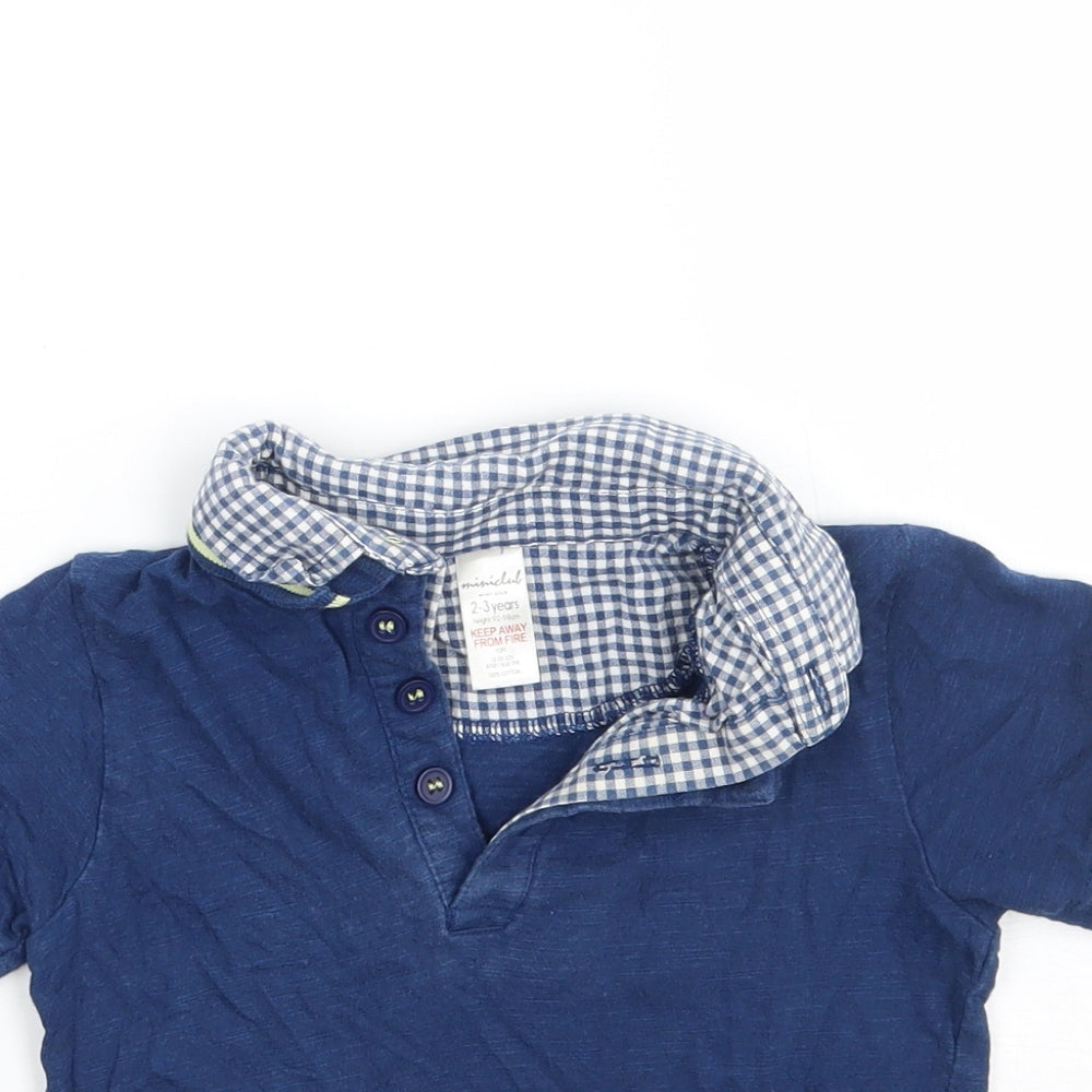 Mini Club Boys Blue   Basic T-Shirt Size 24 Months