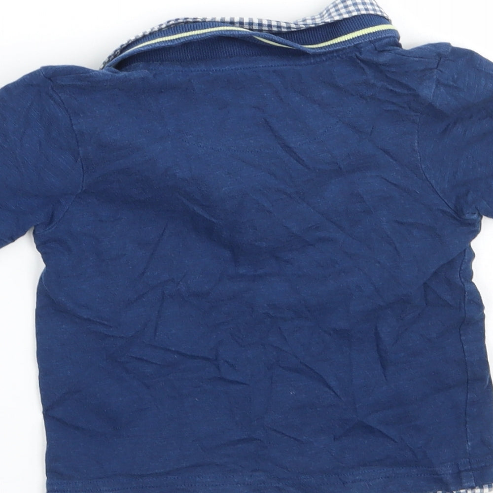 Mini Club Boys Blue   Basic T-Shirt Size 24 Months
