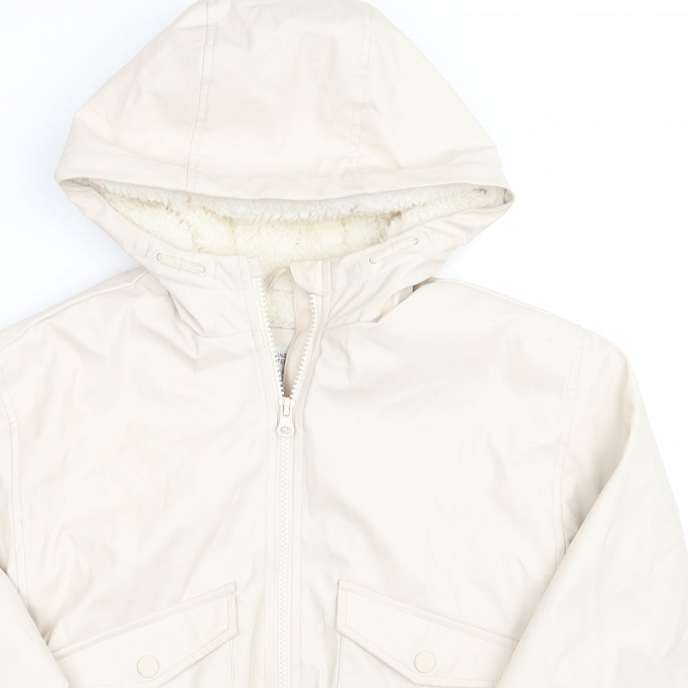 Primark Girls Ivory   Jacket Coat Size 12 Years