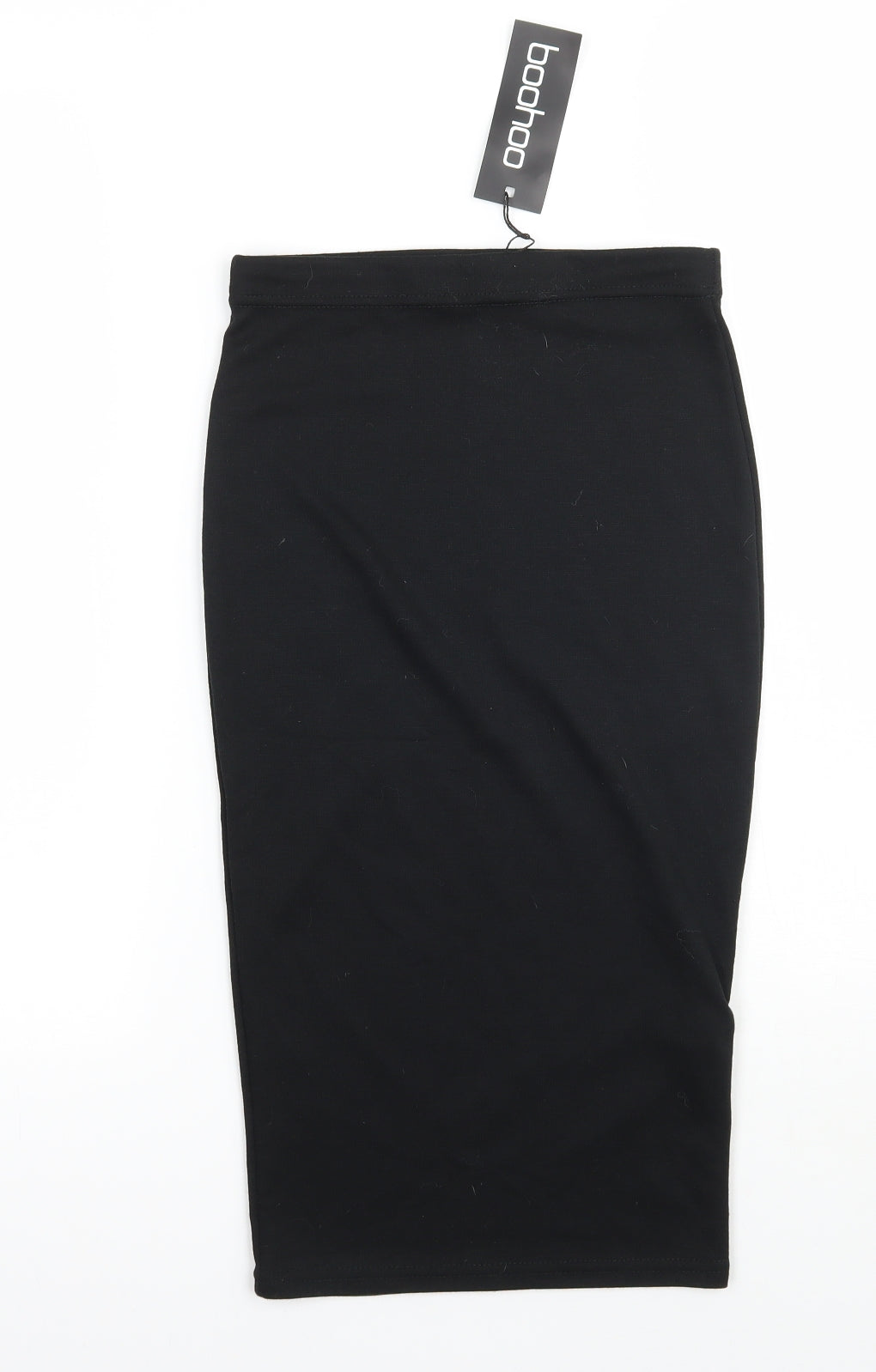 Boohoo Womens Black   Straight & Pencil Skirt Size 4