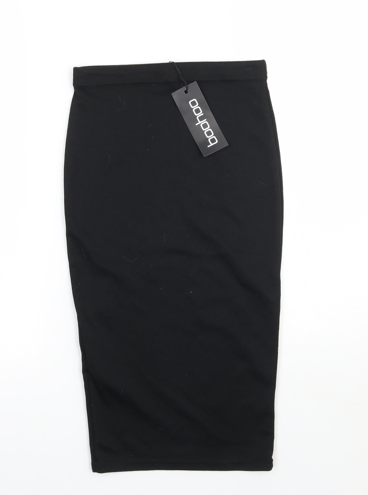 Boohoo Womens Black   Straight & Pencil Skirt Size 4