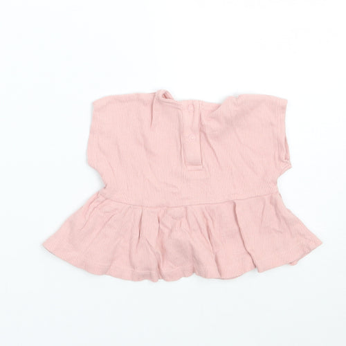 George Girls Pink   Basic T-Shirt Size Newborn