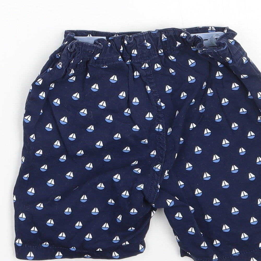 H&M Boys Blue   Cropped Trousers Size 3-6 Months